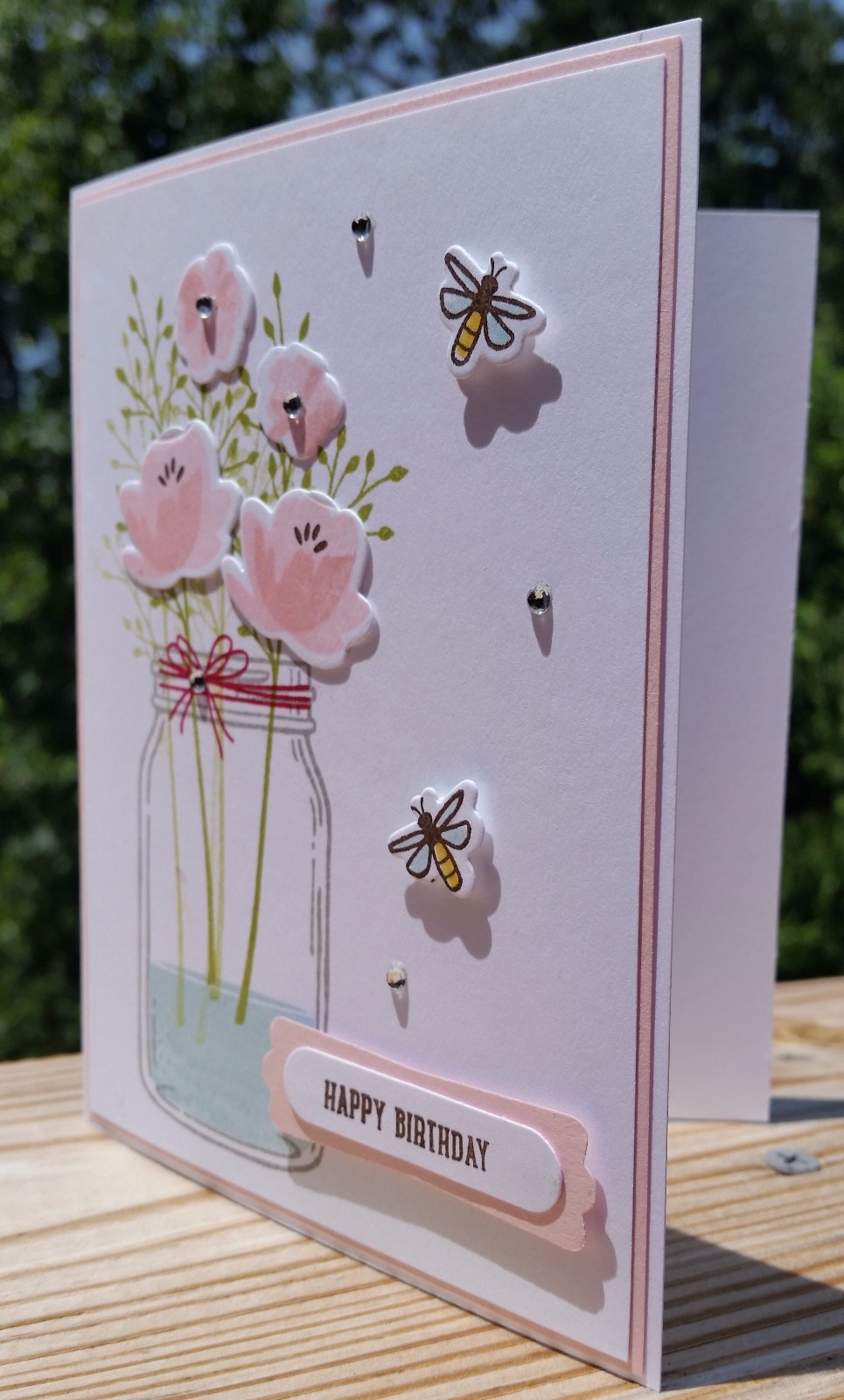 HAPPY BIRTHDAY, GET WELL, THANK YOU HANDMADE CARD KIT, STAMPIN’ UP JAR OF LOVE