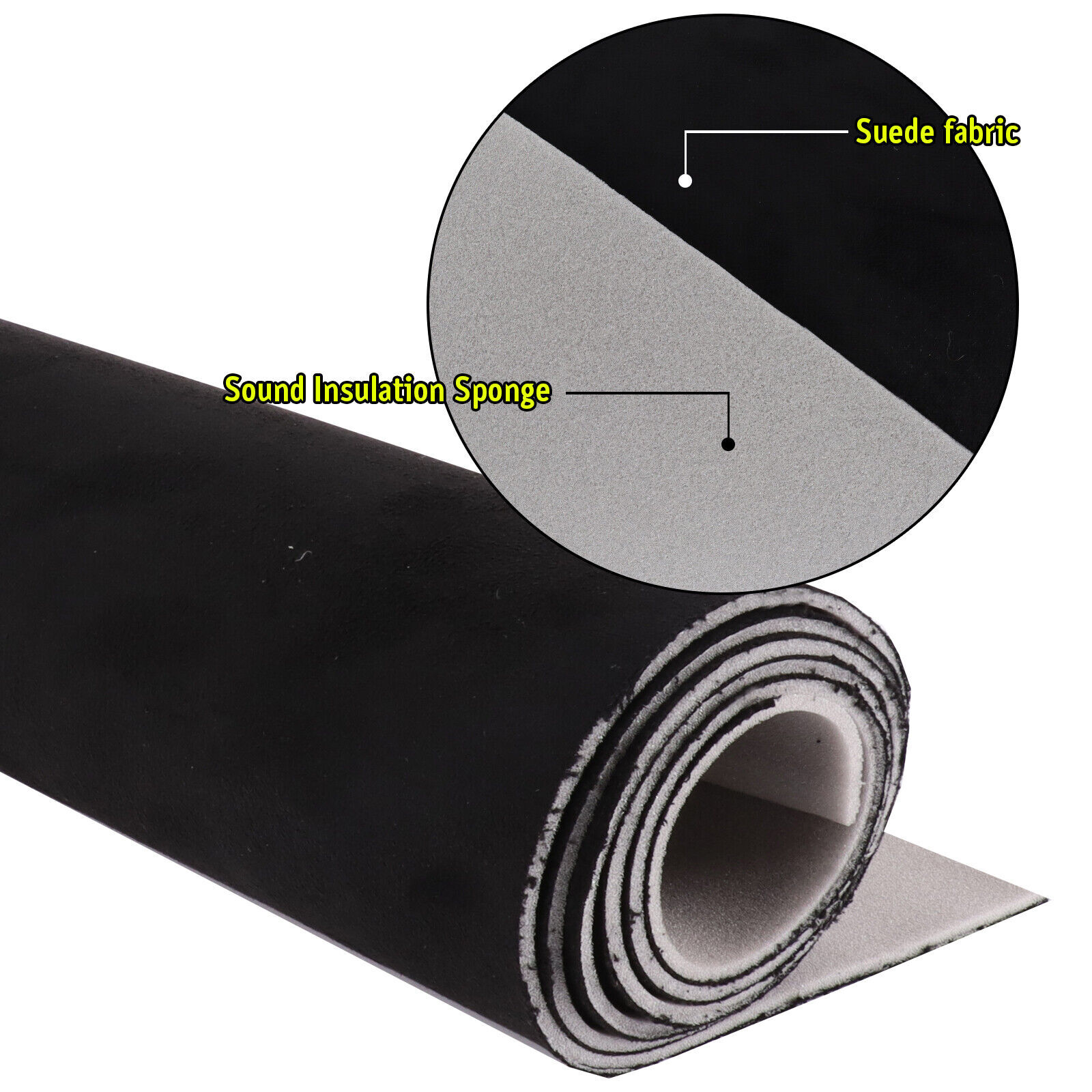 Car Roof Liner Sag Replacement Headliner Fabric Material Foam Backing 60″ Width