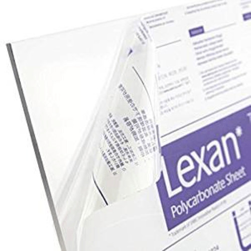 Polycarbonate Lexan Clear Plastic Sheet 1/8″ (Select-Your-Size)