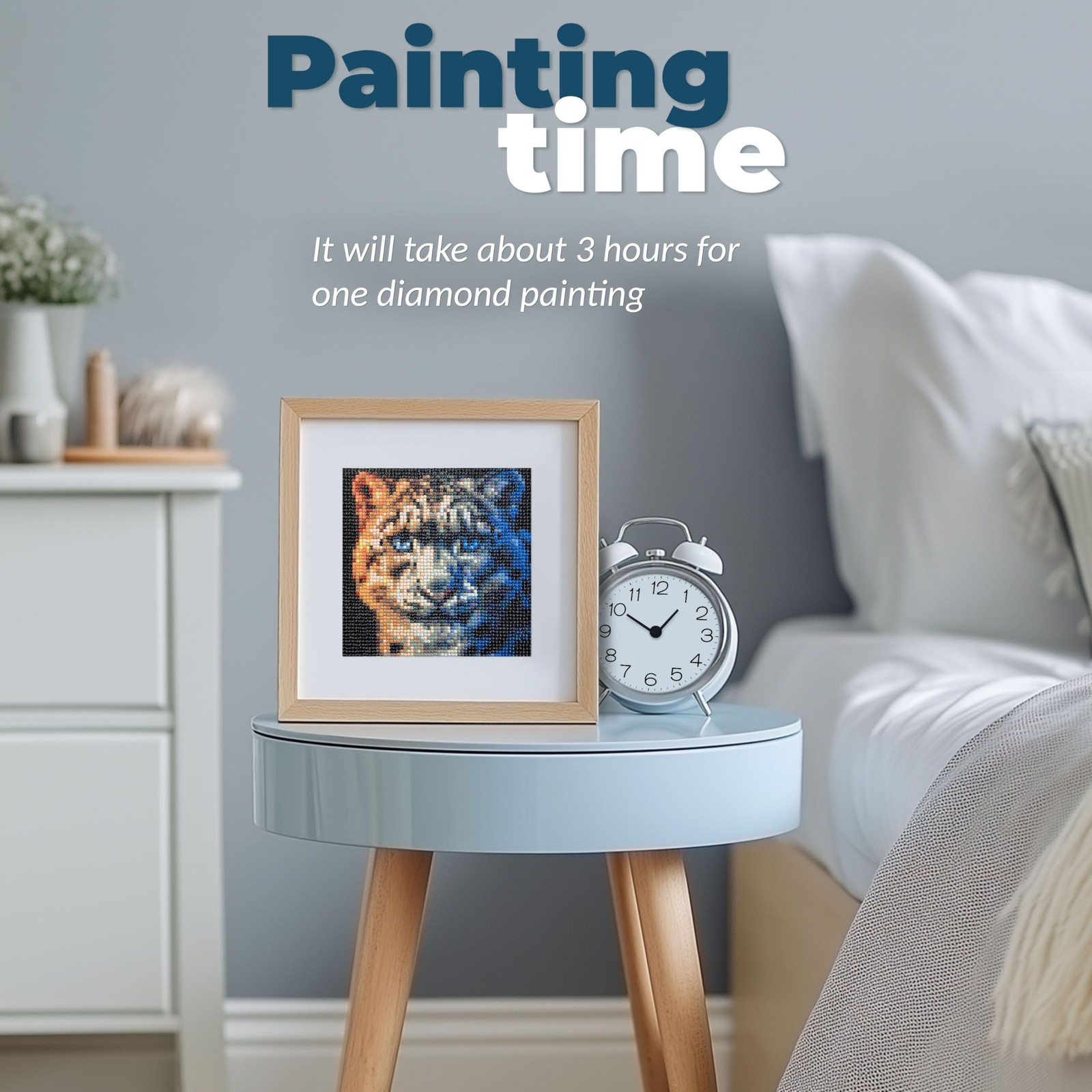 6 Pack Diamond Painting Kits for Adults – Featuring Majestic Wild Cats Designs