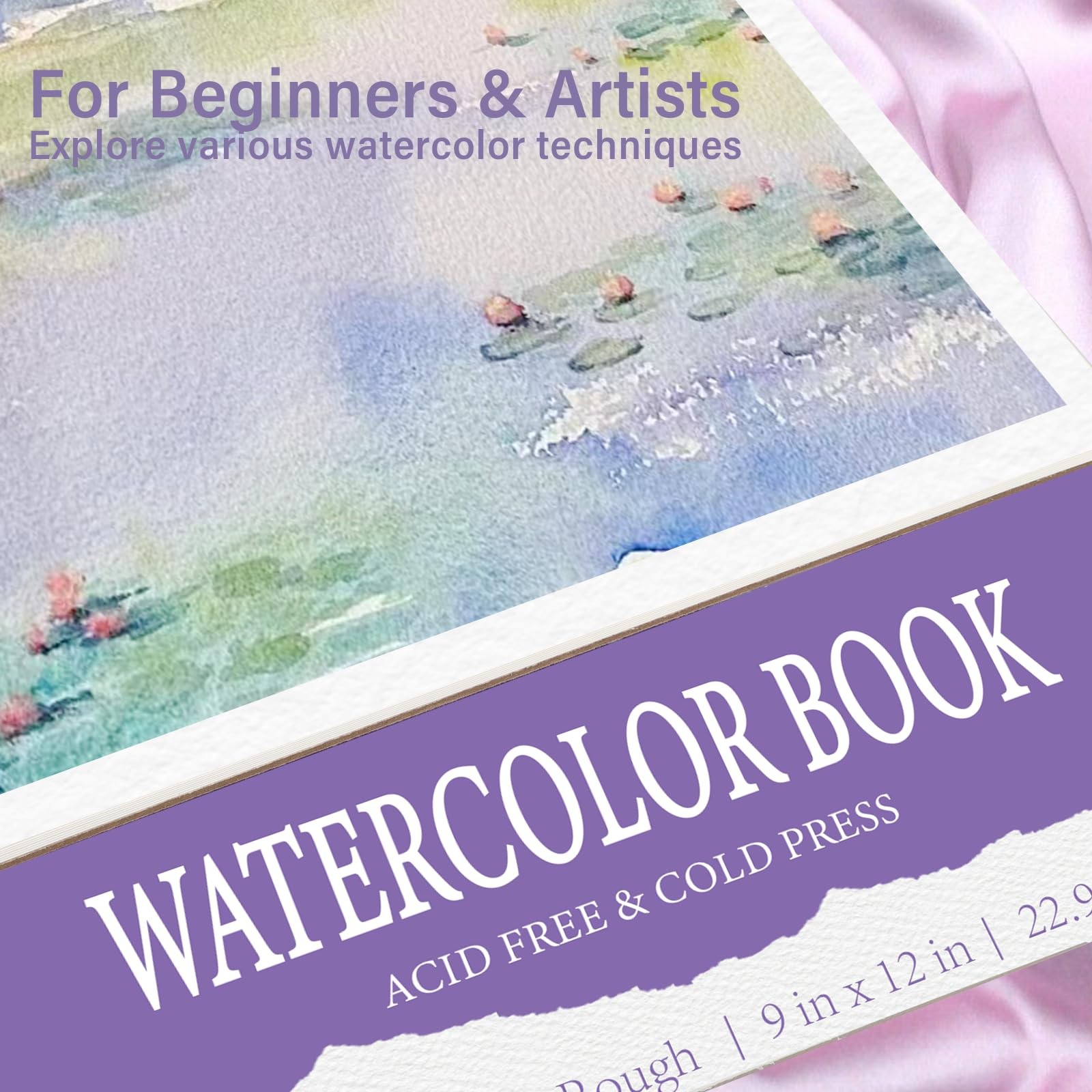 Watercolor Paper Pad 9×12 100 Percent Cotton Artist Paper