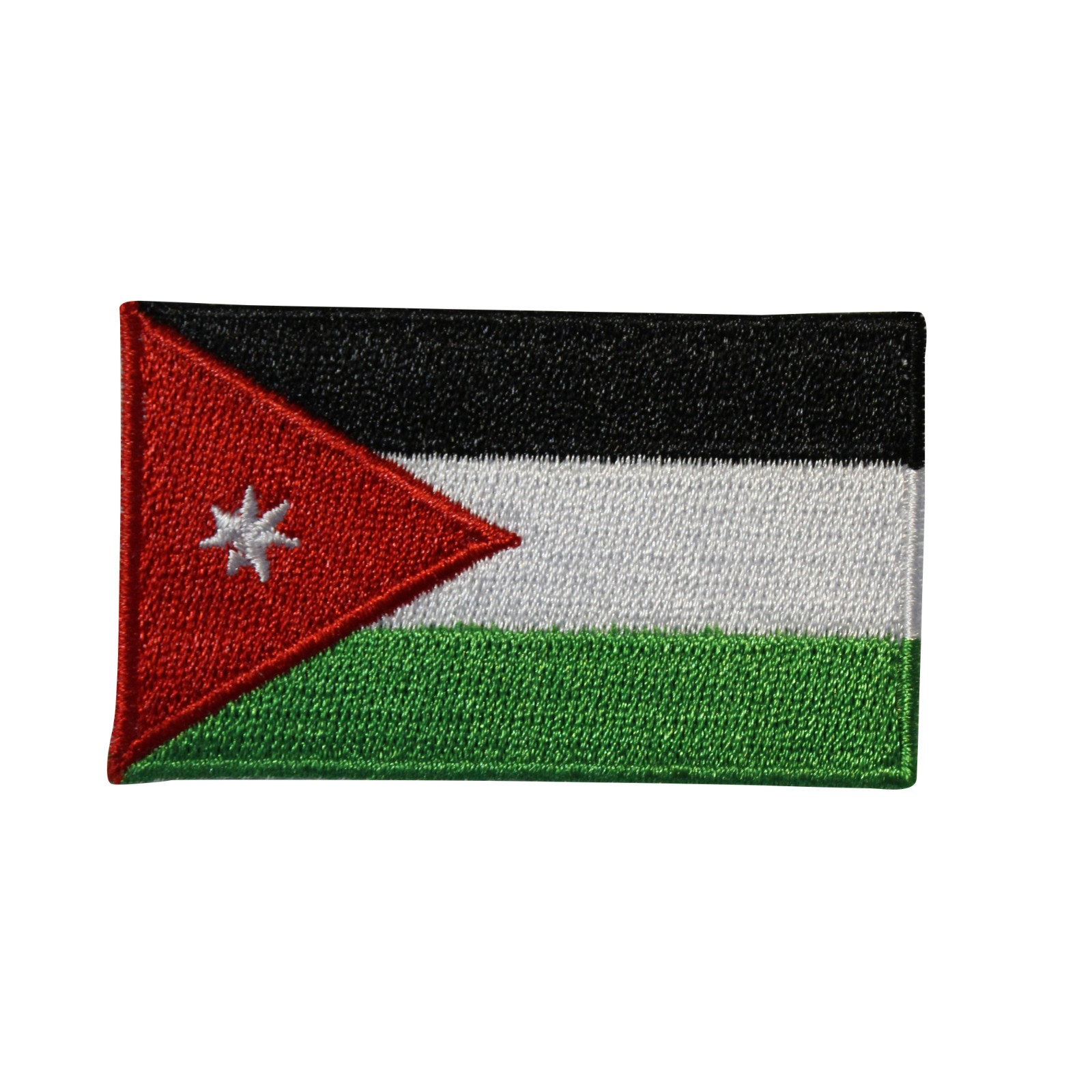 Country Of Jordan Flag Embroidered Iron On Patch – Jordanian 164-C