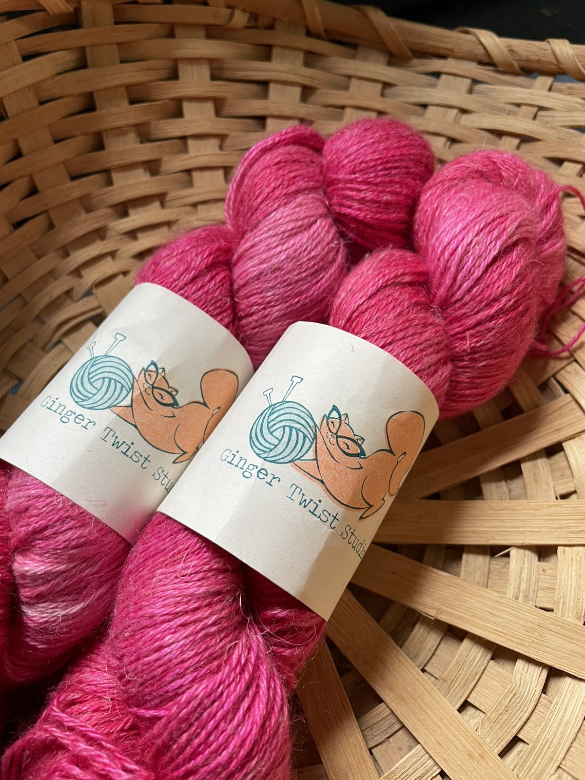 Ginger Twist Studio Sweet Flax 4ply Yarn- Baby Alpaca + Linen + Silk – 2 Hanks