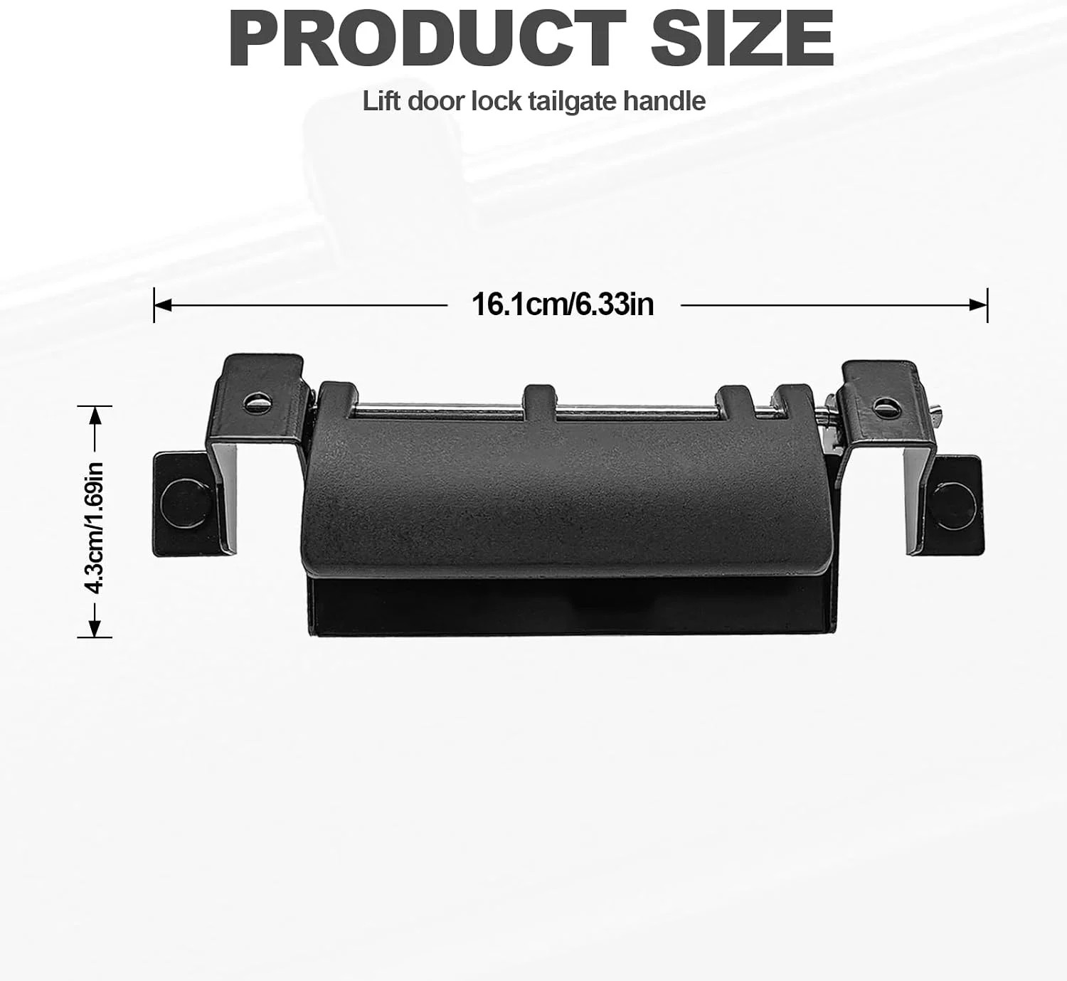 Exterior Tailgate Liftgate Handle Rear Latch Hatch Door Handle Metal for Sequoia