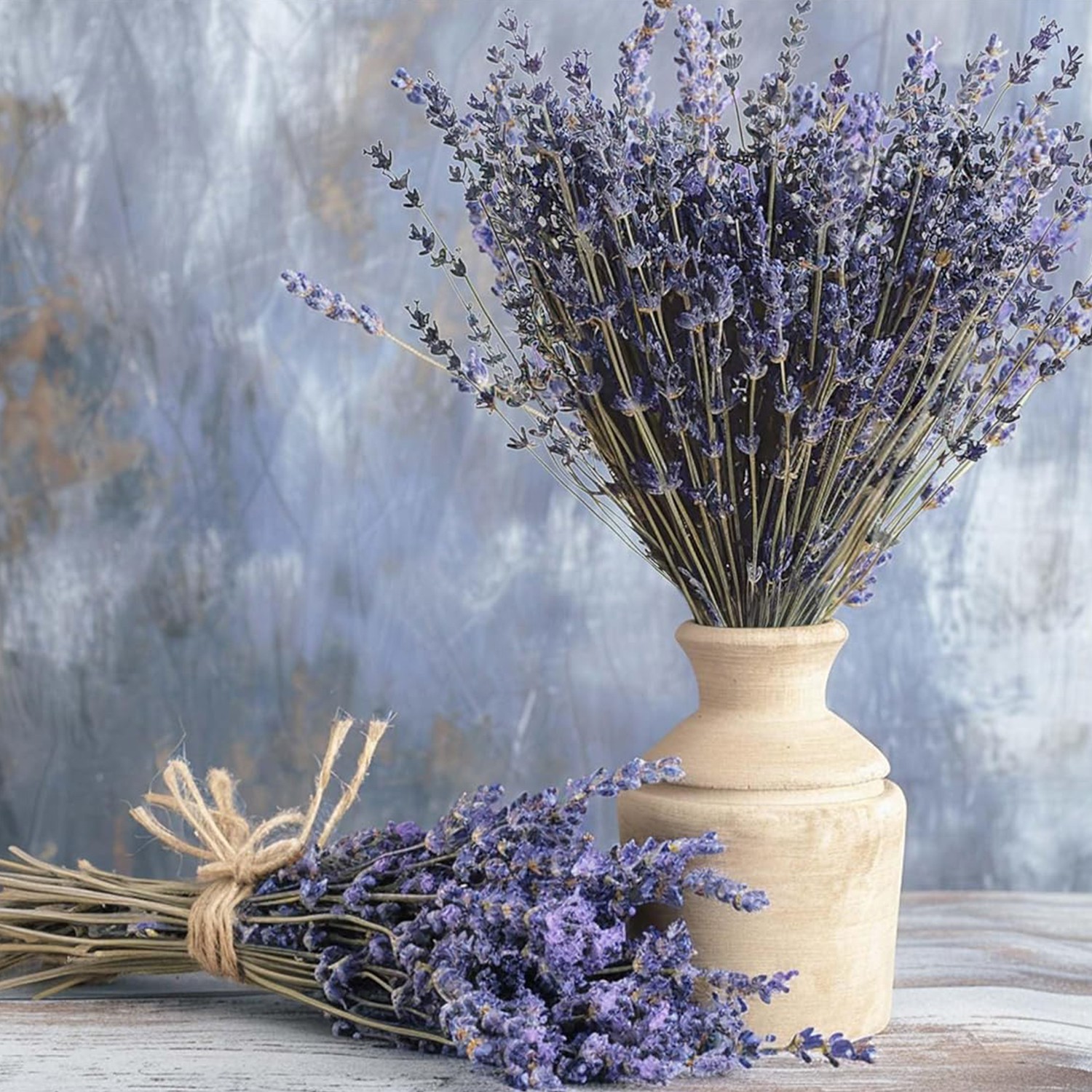 Dried Lavender 3 Bunches Fresh Natural Purple Flowers for Bathroom Photo Props