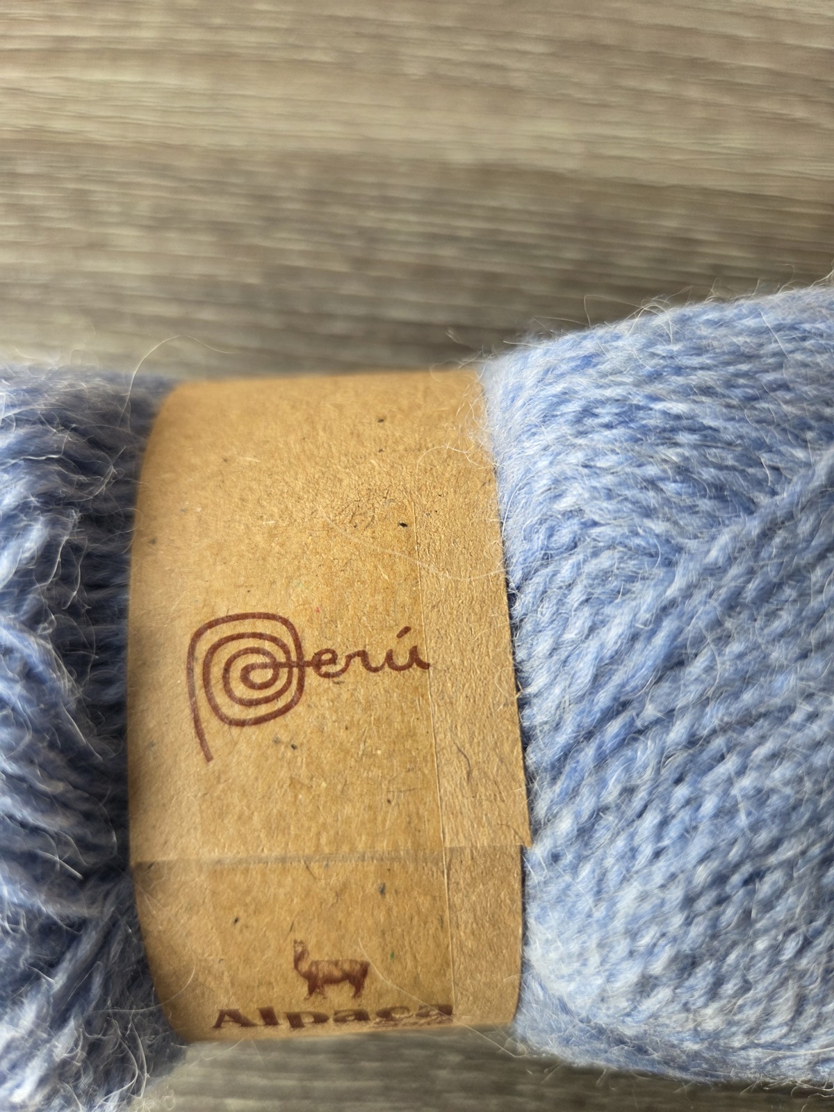 Peruvian alpaca yarn light blue 10 skeins