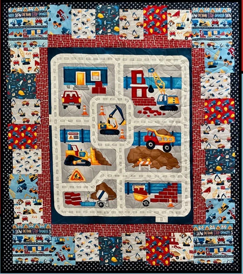 Dump Cake Quilt Pattern-Using a Panel