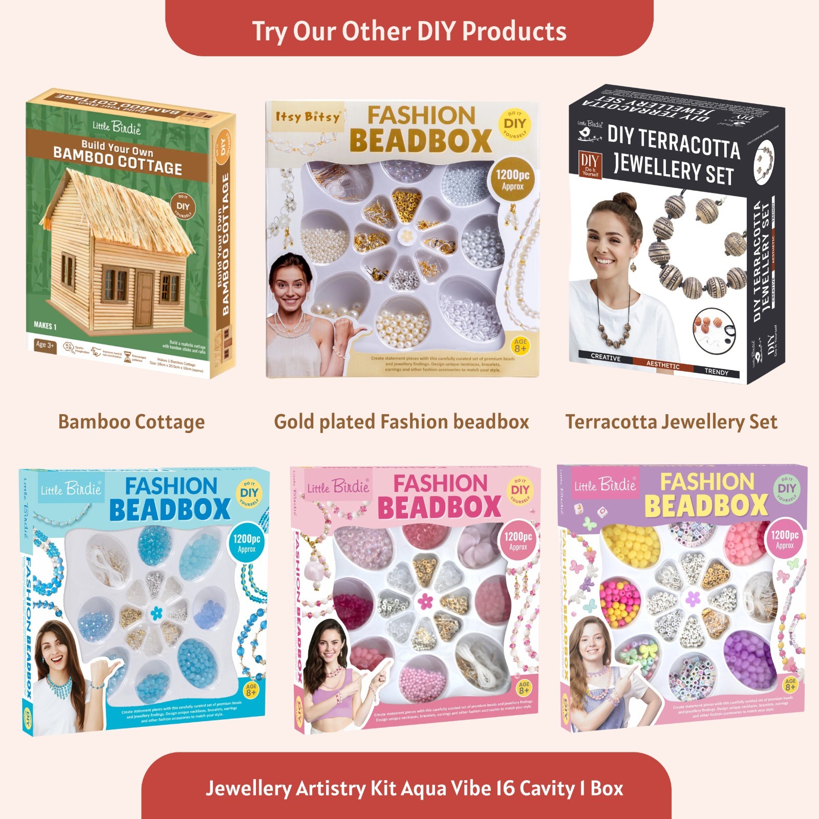 DIY Mini Cottage Kit – 1368+ Pcs BIS Safe Model House Craft for All Ages