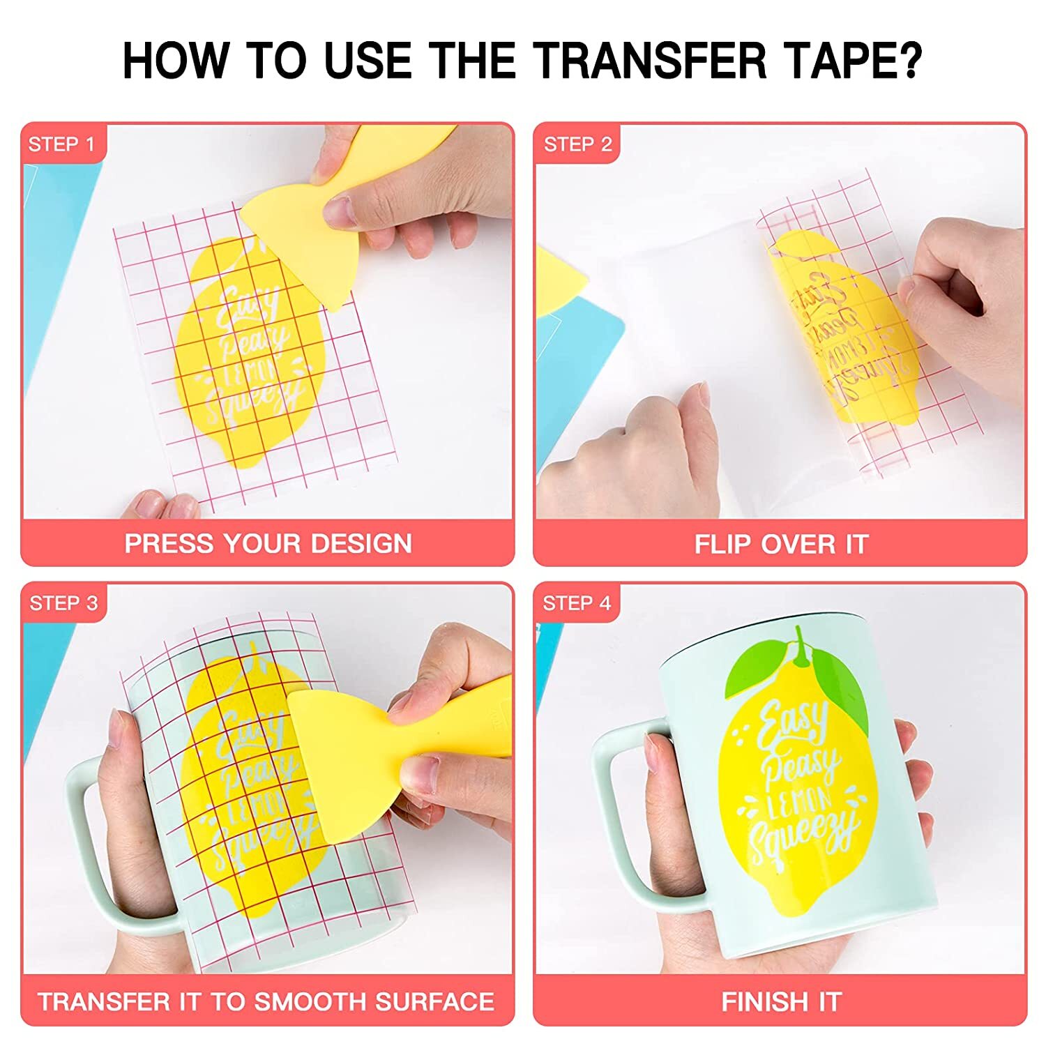 Vinyl Transfer Paper Tape Roll Craft Application Paper Transfer Paper for Cricut