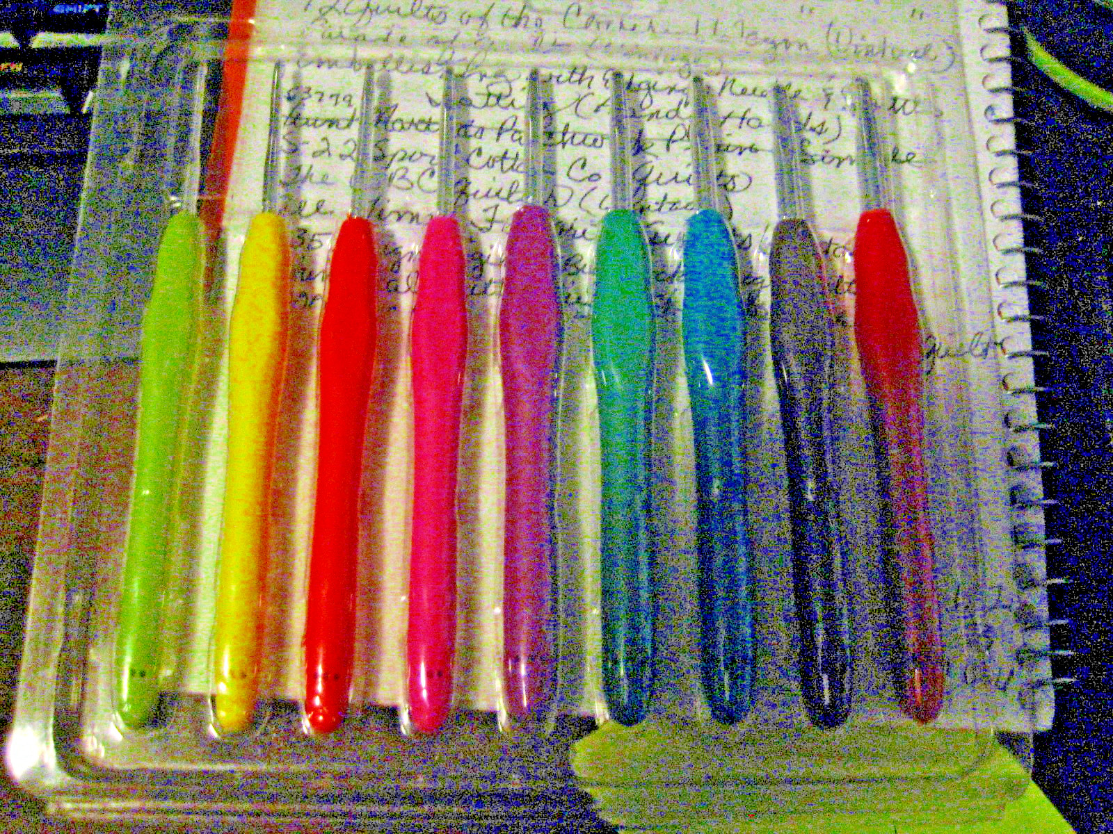 9-Piece Ergonomic Comfort Handles Aluminum Crochet Hook Set