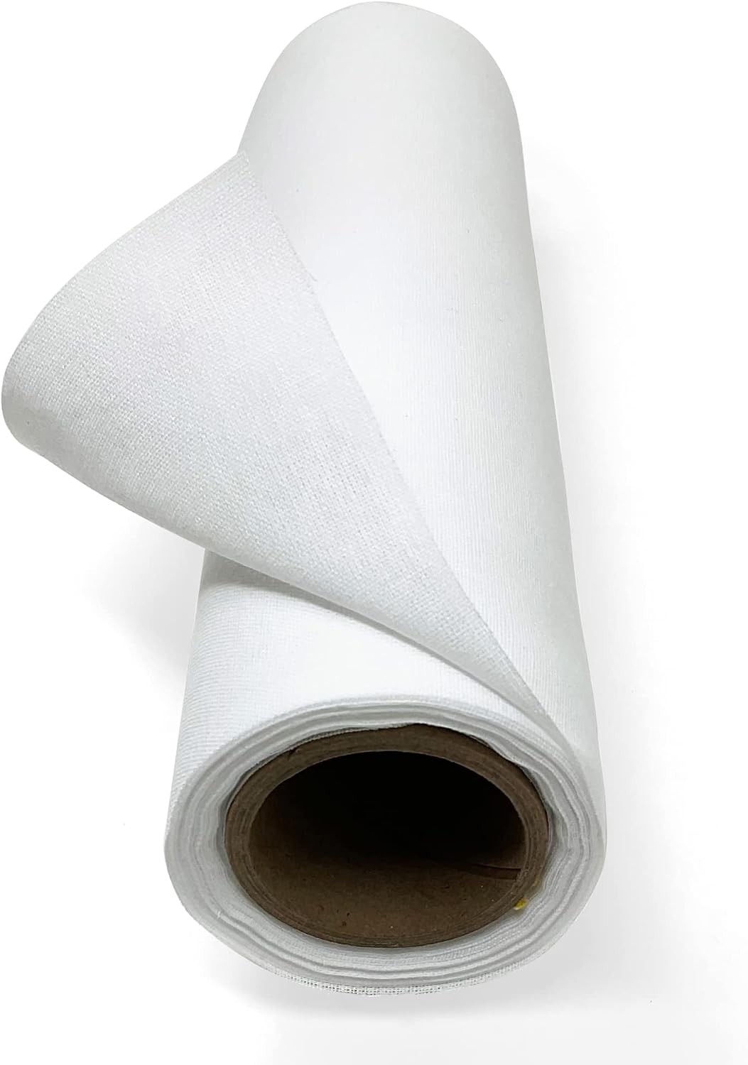 9″ x 5 yd Fusible White 100% Cotton Woven Iron On Interfacing, for Crafting,