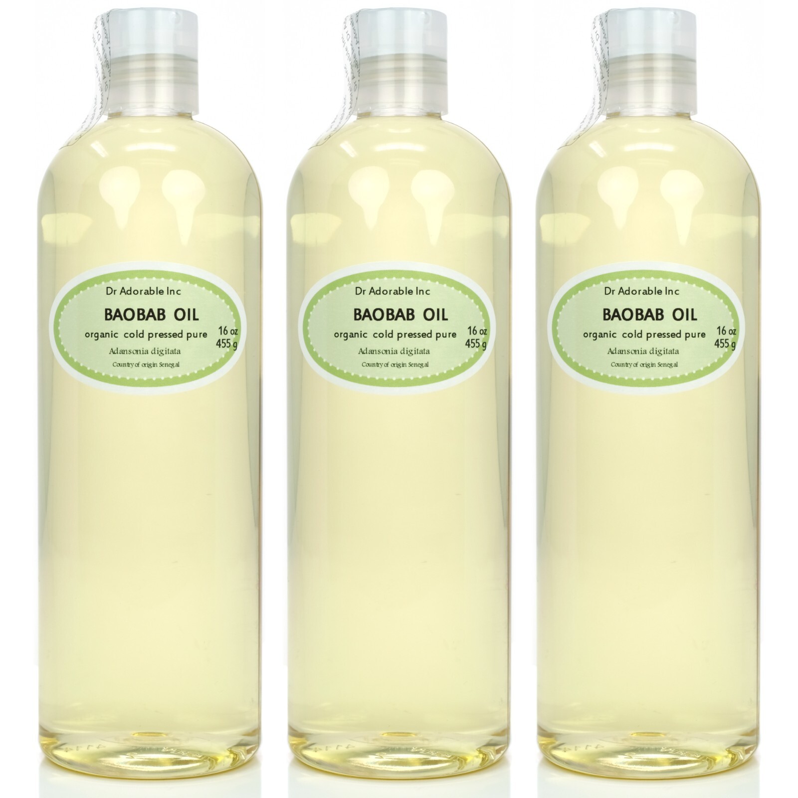 ORGANIC BAOBAB CARRIER OIL BY DR.ADORABLE 100 % PURE COLD PRESSED 2OZ TO GALLON