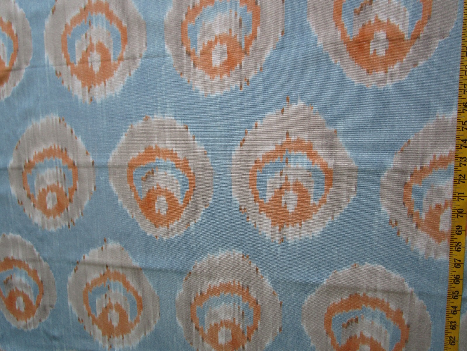 MONACO PRINT cott. Fabric Lee Jofa Suzanne Kasler 2.38yd+ Aqua Melon