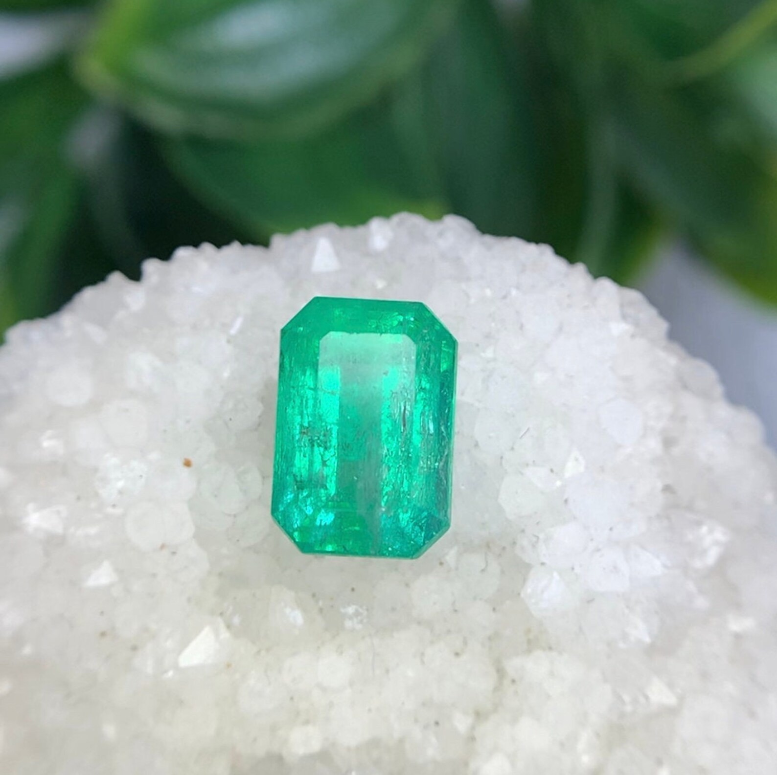 7×5 MM Natural Zambia Emerald 1.03 Carat Octagon Cut Loose Gemstone For Jewelry