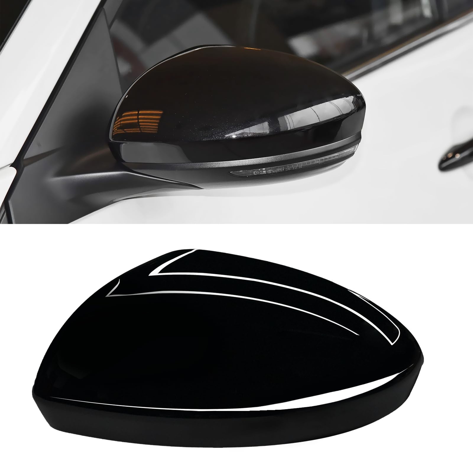 Compatible with Nissan Sentra 2020 2021 2022 2023 2024 Side Mirror Left Black