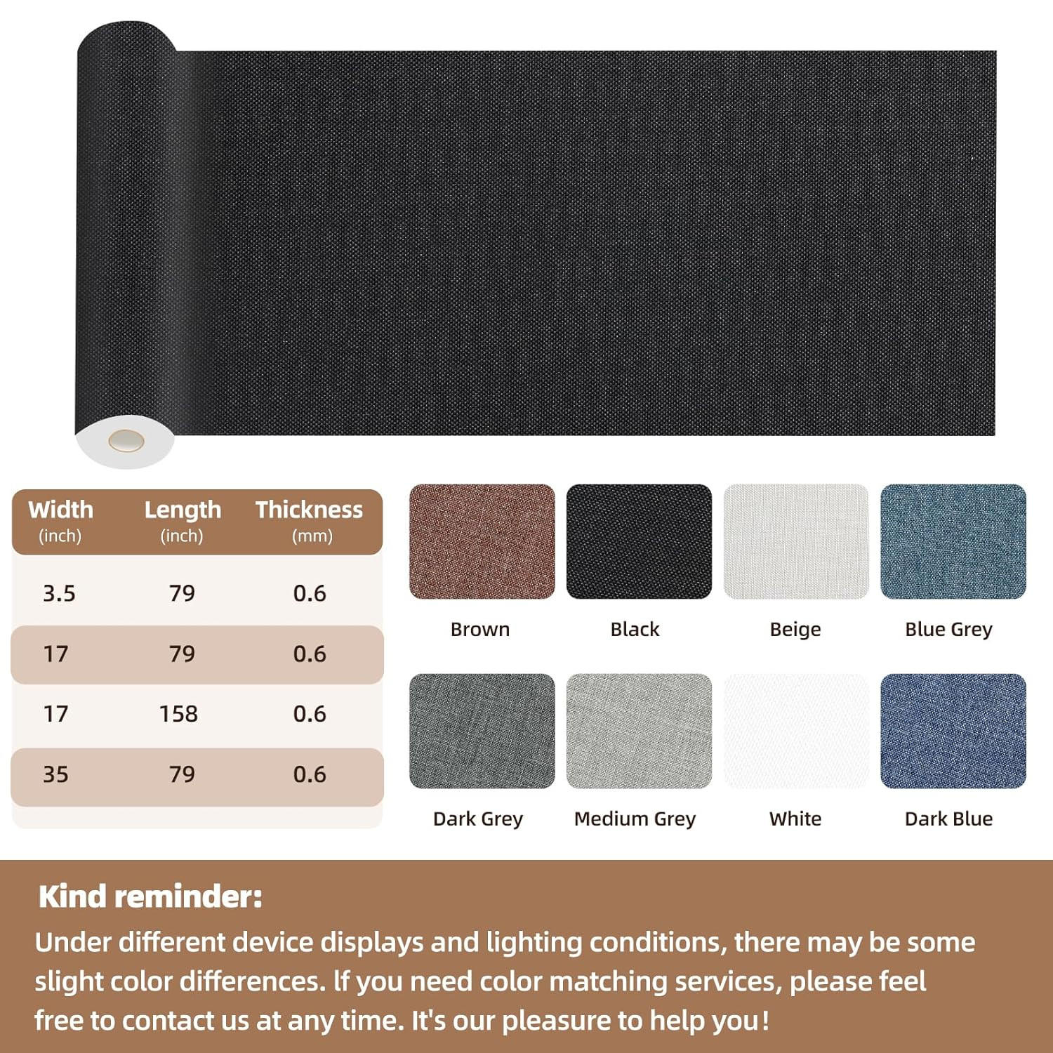 Suede Repair Patch, Large Fabric Repair Tape, Self-Adhesive Patches for Furnitur