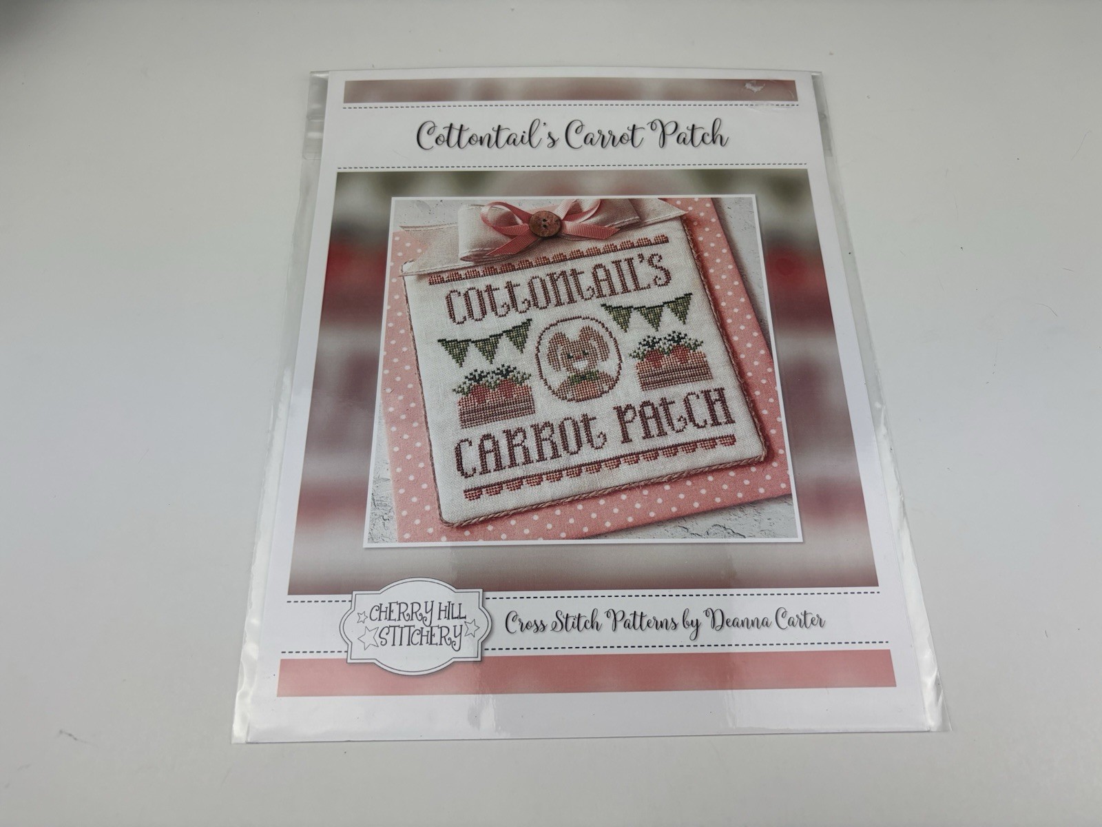 Cherry hill stitchery Cottontail’s Carrot Patch Counted Cross Stitch Pattern 7S
