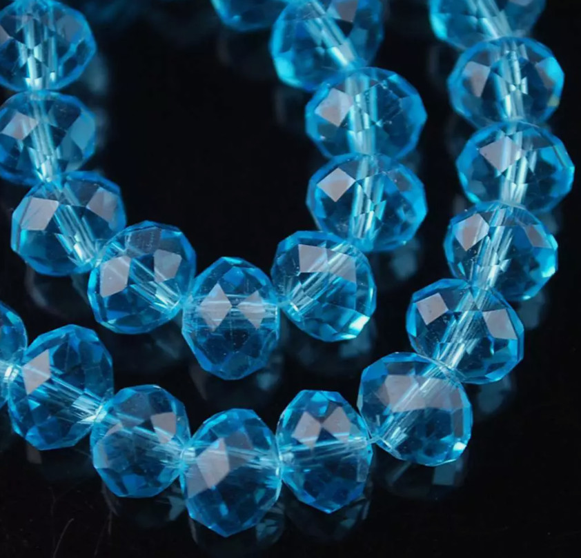 4mm 6mm 8mm 10mm 12mm Rondelle crystal Loose spacer beads Jewelry Making Crafts
