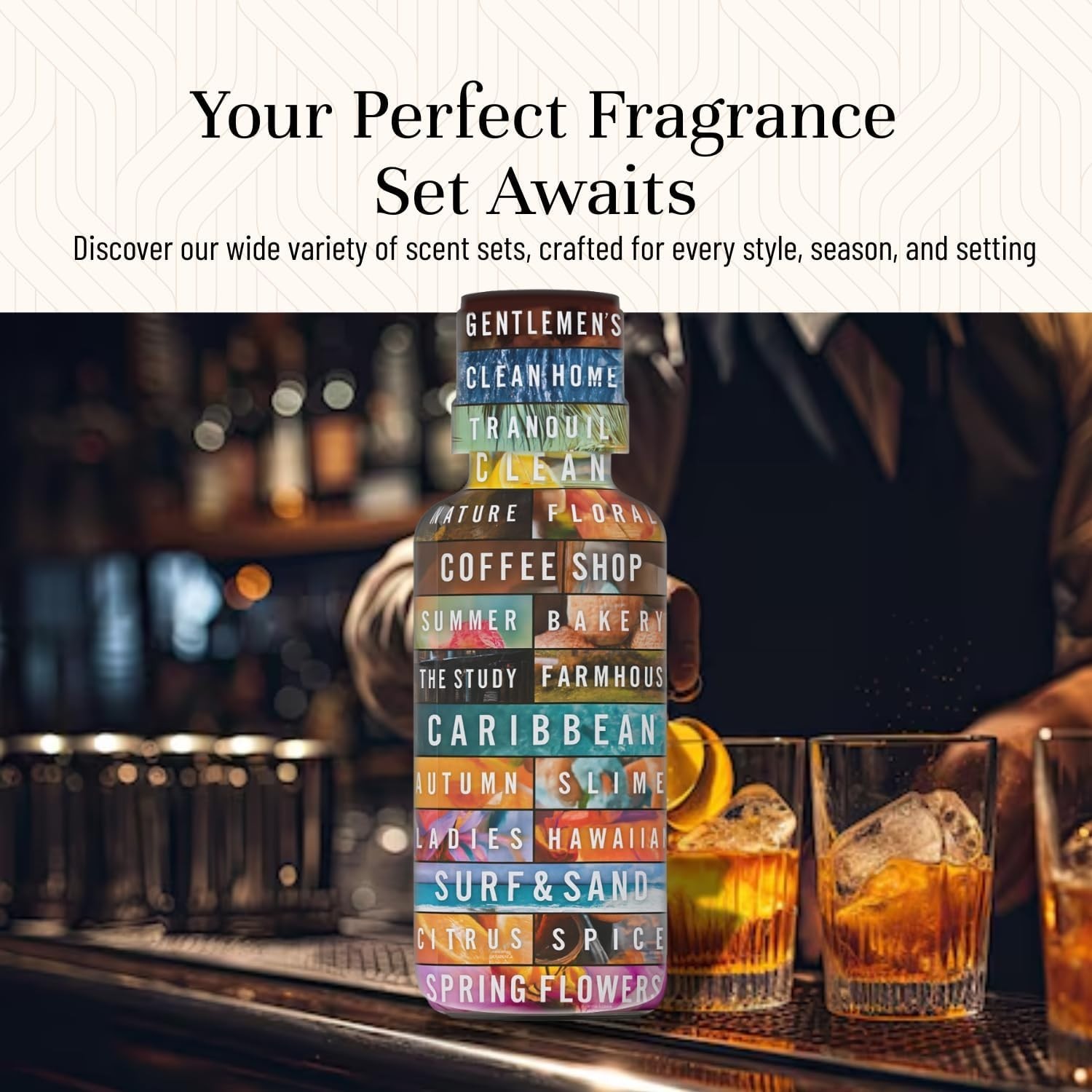 Aromatic Oil Set for Diffusers – Gentlemen’s Fragrance Collection Gift Box
