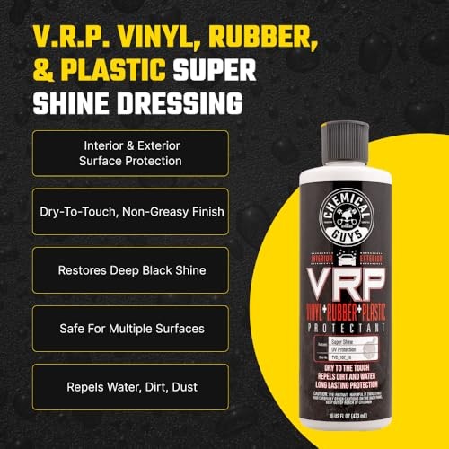 VRP Vinyl, Rubber, and Plastic Dressing – Tire 16 Fl Oz (Pack of 1) Unscented