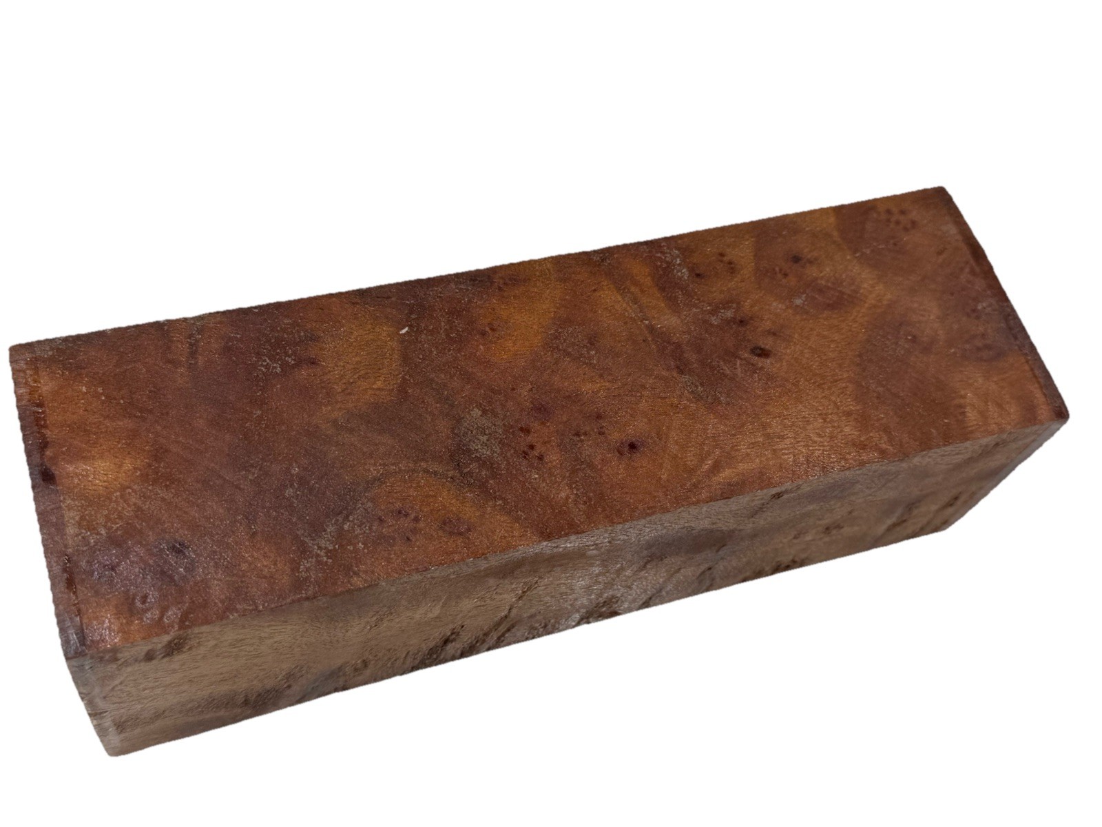 Camphor burl Wood turning blank 2-3/4″ x 2-3/4″ x 9-1/8” (f77) Dried