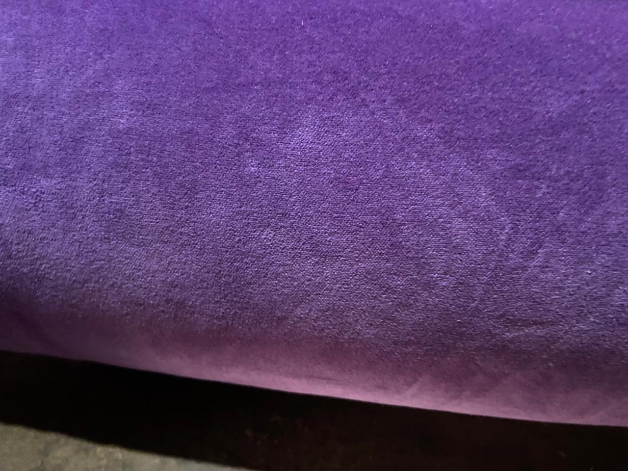 Purple Velvet Natural Dye UPHOLSTERY ~ CURTAIN FABRIC 58″ BY THE YARD