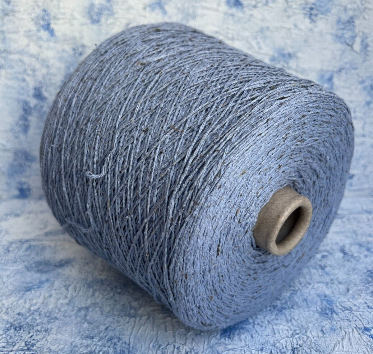 100% Bourette Silk Yarn Sport Italian Yarn Color Light blue, per 100g (3.52oz)