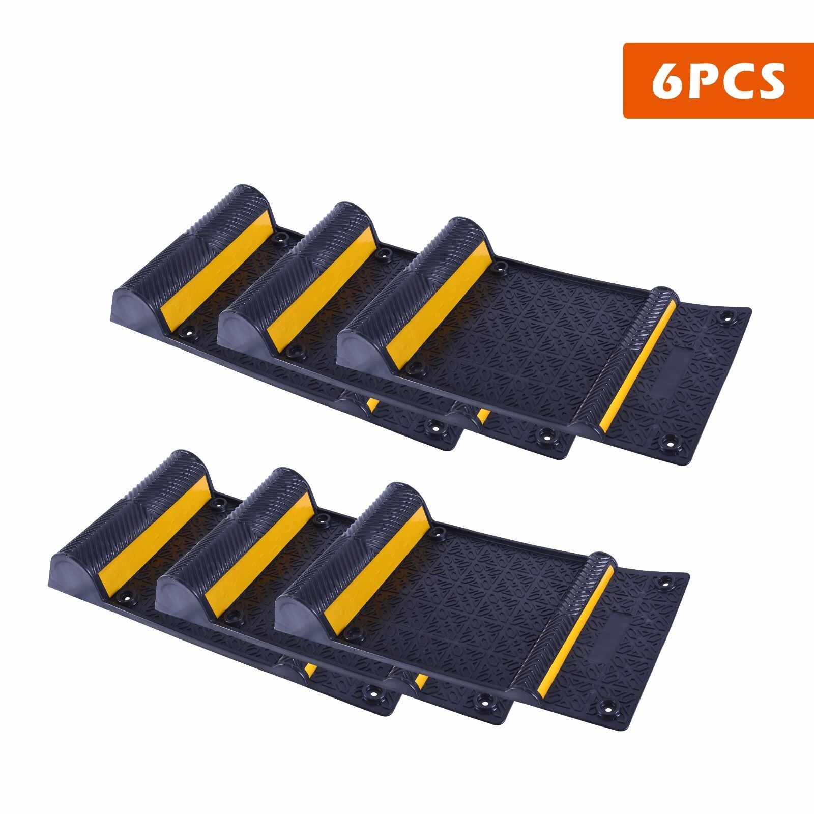 Orancl Rubber Parking Mat with 3M Self-Adhesive Tape and Install Kits