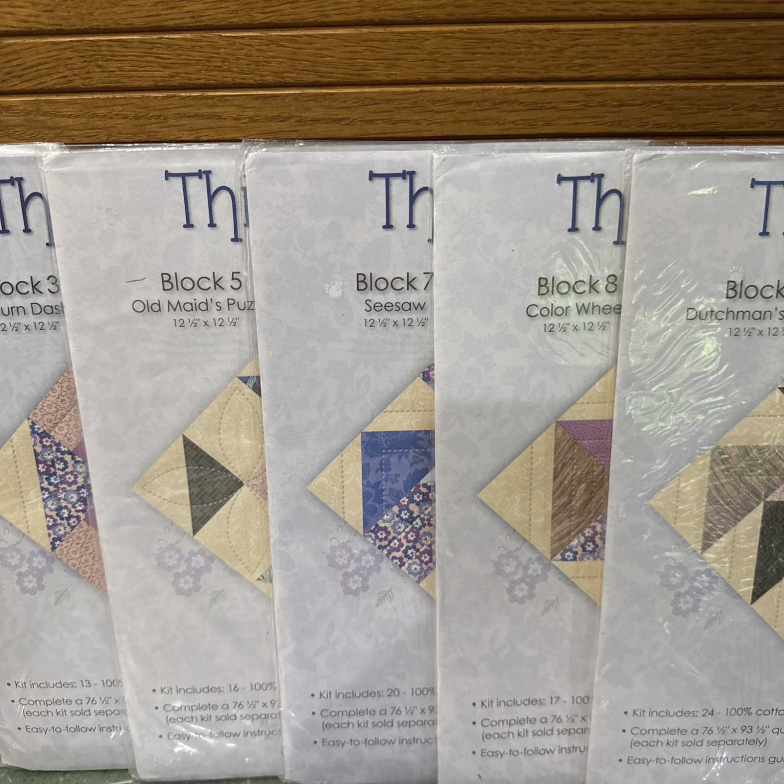 (10) Jo-Ann Quiltblock of the Month 2014 Thistleberry 1 2 3 5 7 8 9 10 11 12