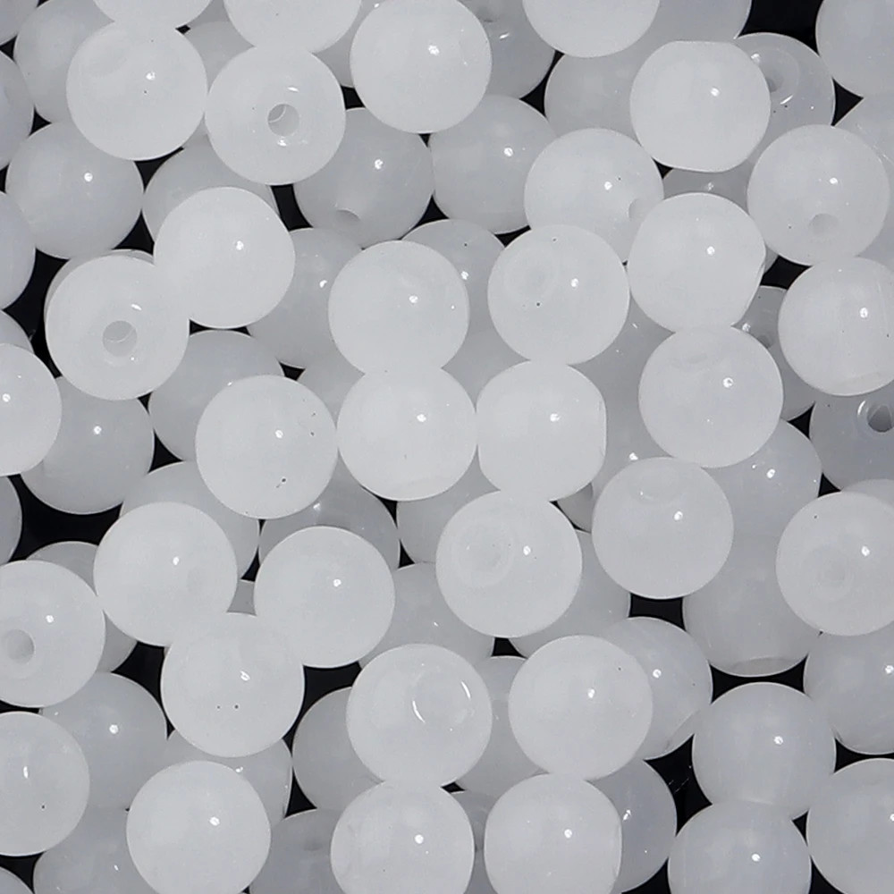 50Pcs/Lot 6Mm Glass round Beads Multicolor Loose Spacer Beads for Jewelry Making