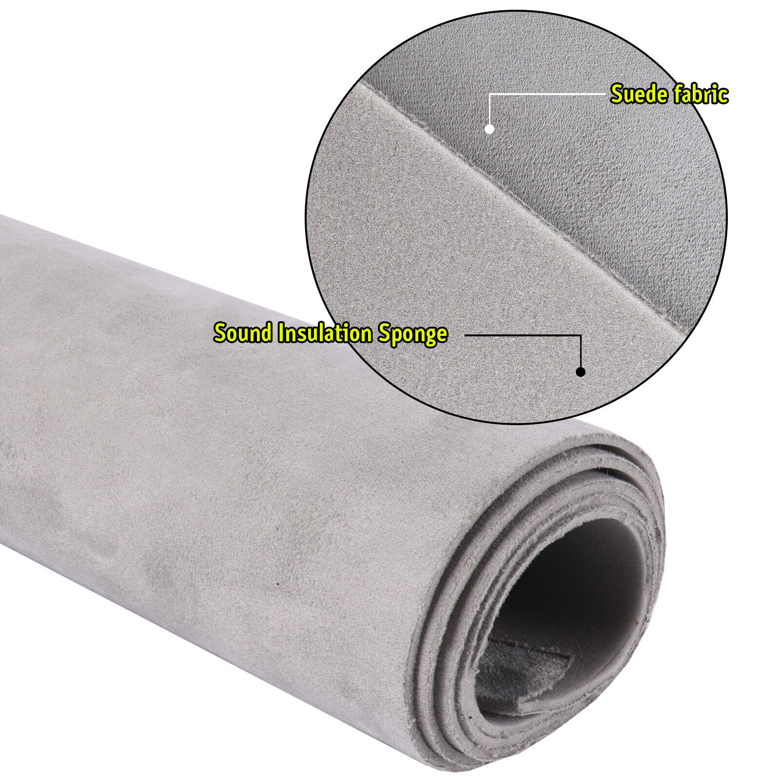 Car Roof Liner Sag Replacement Headliner Fabric Material Foam Backing 60″ Width