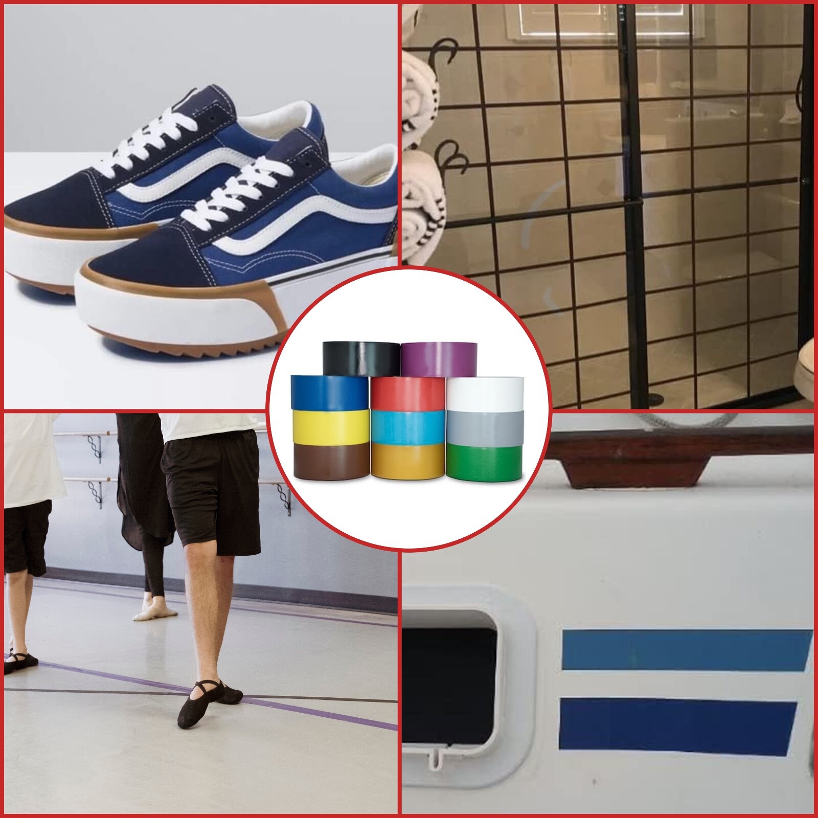 Vinyl Pinstriping Tape – 12 OSHA COLORS AVAILABLE: 1/4 INCH (6mm) x 108 Ft 5MIL