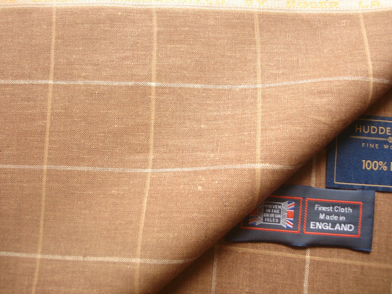 KITON WOOL JACKETING FABRIC “Vintage” MADE IN SCOTLAND FOR kiton – 2.0 m