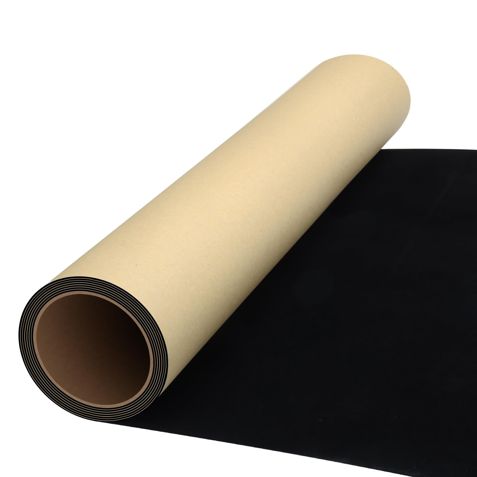 Biaungdo Self Adhesive Felt Sheets, Black Sheet 14.6 x 39.4 Inch,