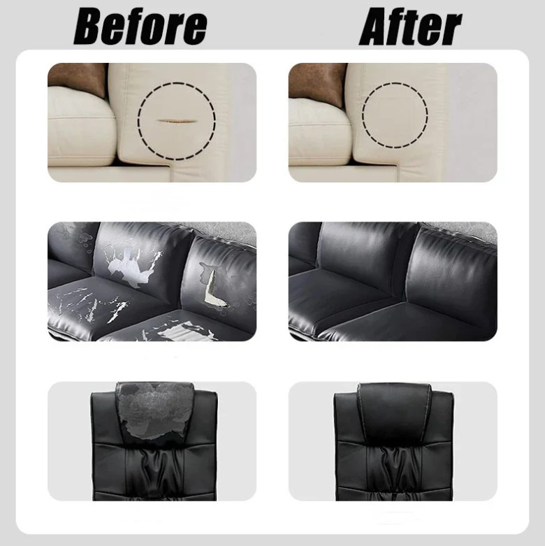 Leather Repair Tape Self-Adhesive Patch for Car Seats Couch Sofa Jackets Patch