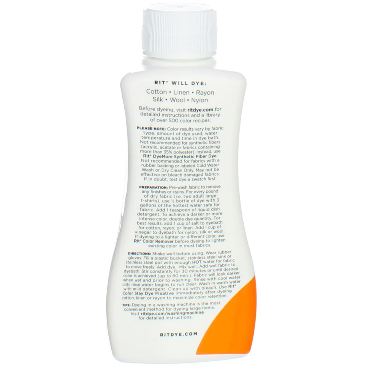 Rit All-Purpose Liquid Dye, Tangerine, 8 fl oz