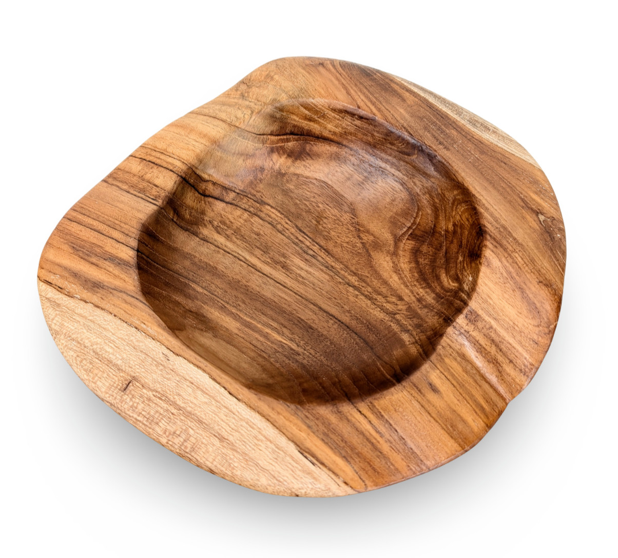 ORGANIC WOOD BOWL, ORGANIC WOOD BOWL, Natural Shape Bowl, Wood Centerpiece Bowl