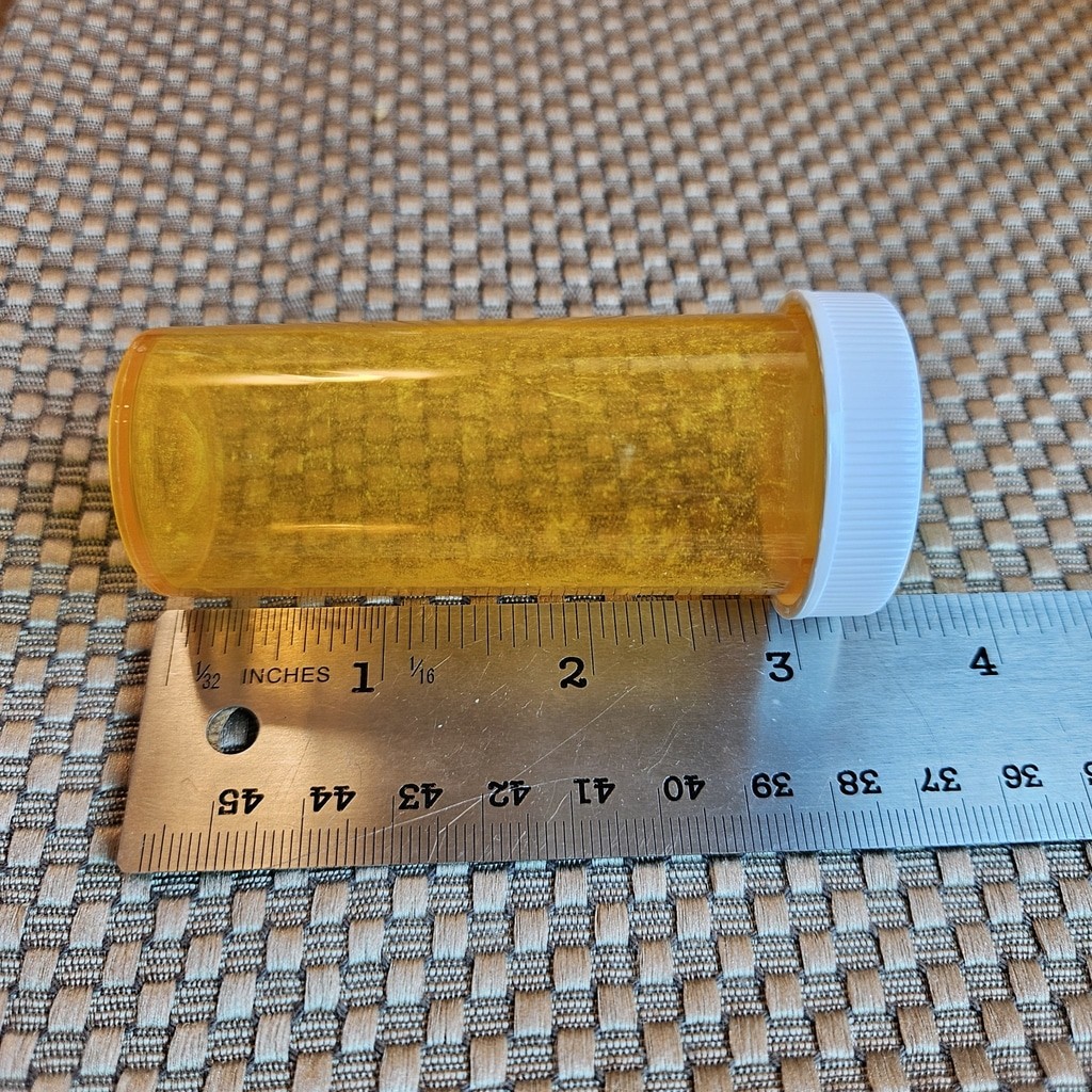 Empty RX Bottles 40 Crafting Storage Fishing Various Sizes Amber Green