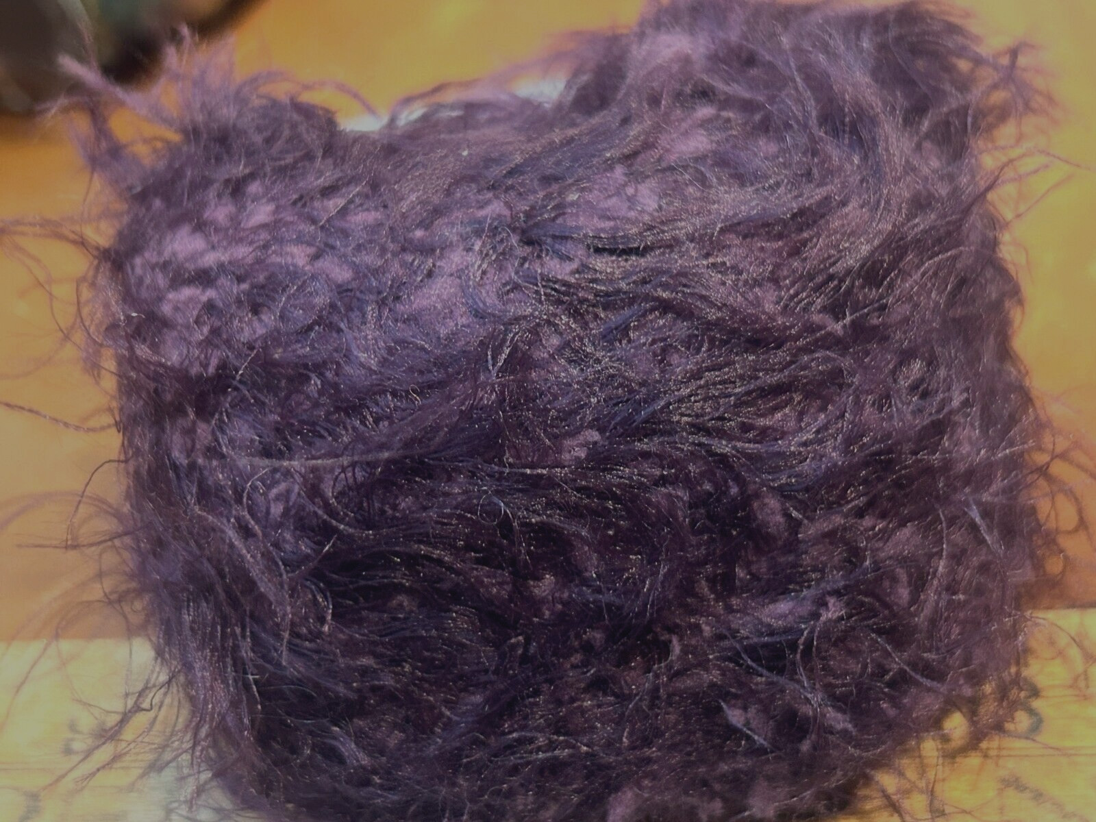 Private Label 140yds? peluche eggplant 1 ball