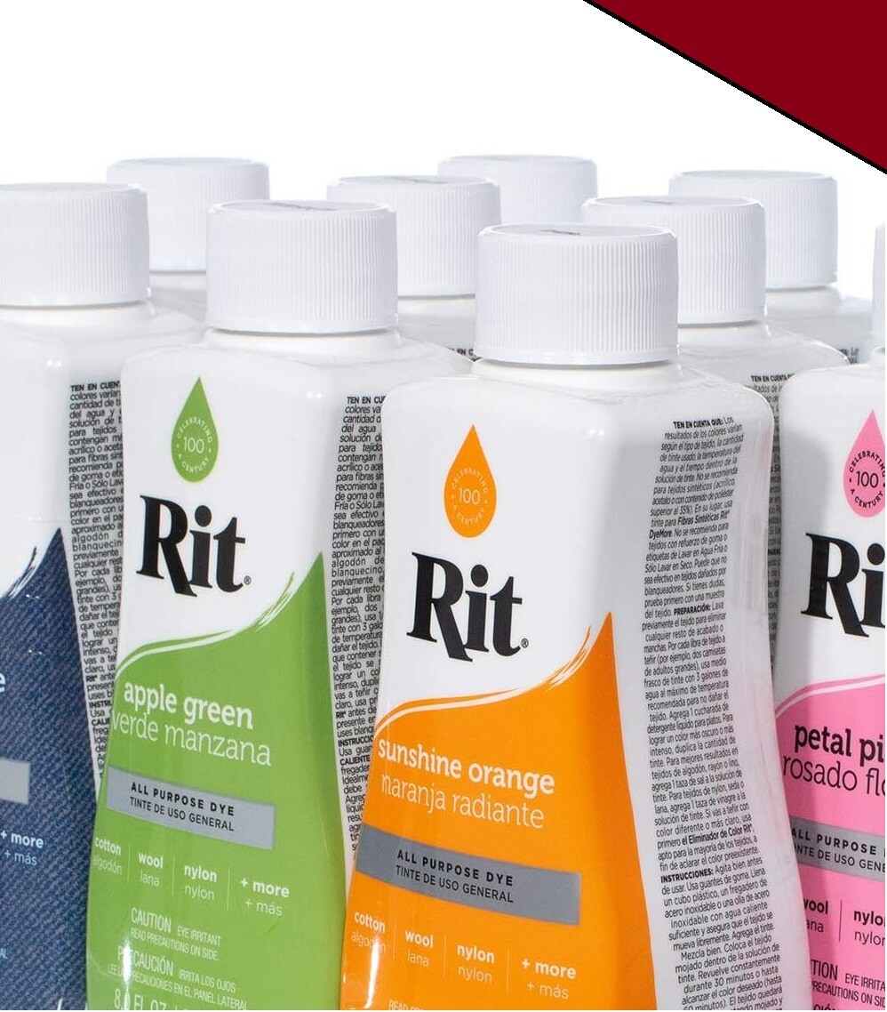 Rit Dye More For Clothes Liquid All Purpose Paint Restore Repair Black, 8 Oz New