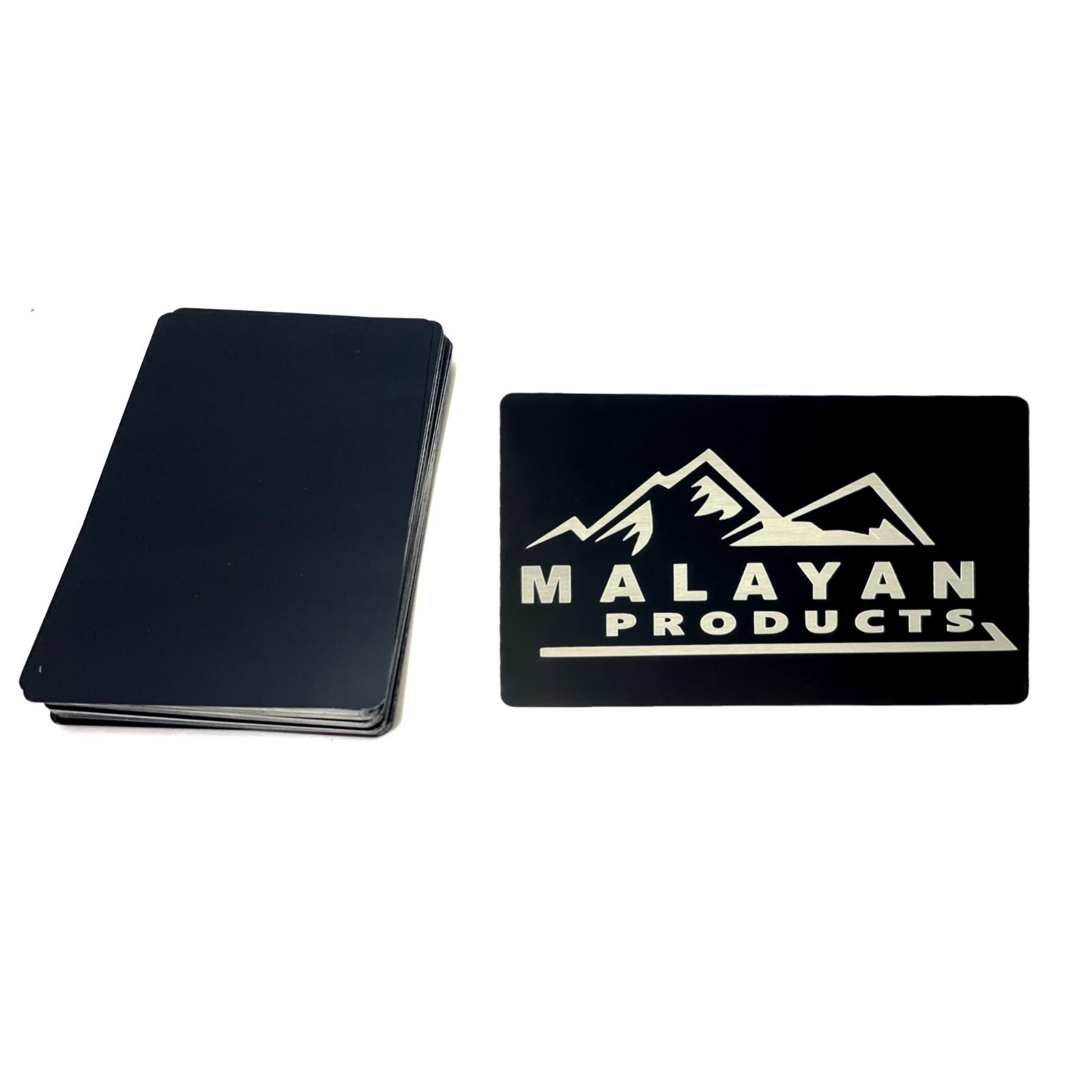 100 THICK 0.5mm Anodized Aluminum Business Card Blanks Metal Laser Engraving
