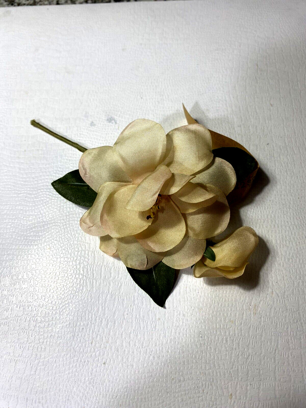 Vintage Faux Silk Beigh Gardenia – Tagged Germany USSR Occupied