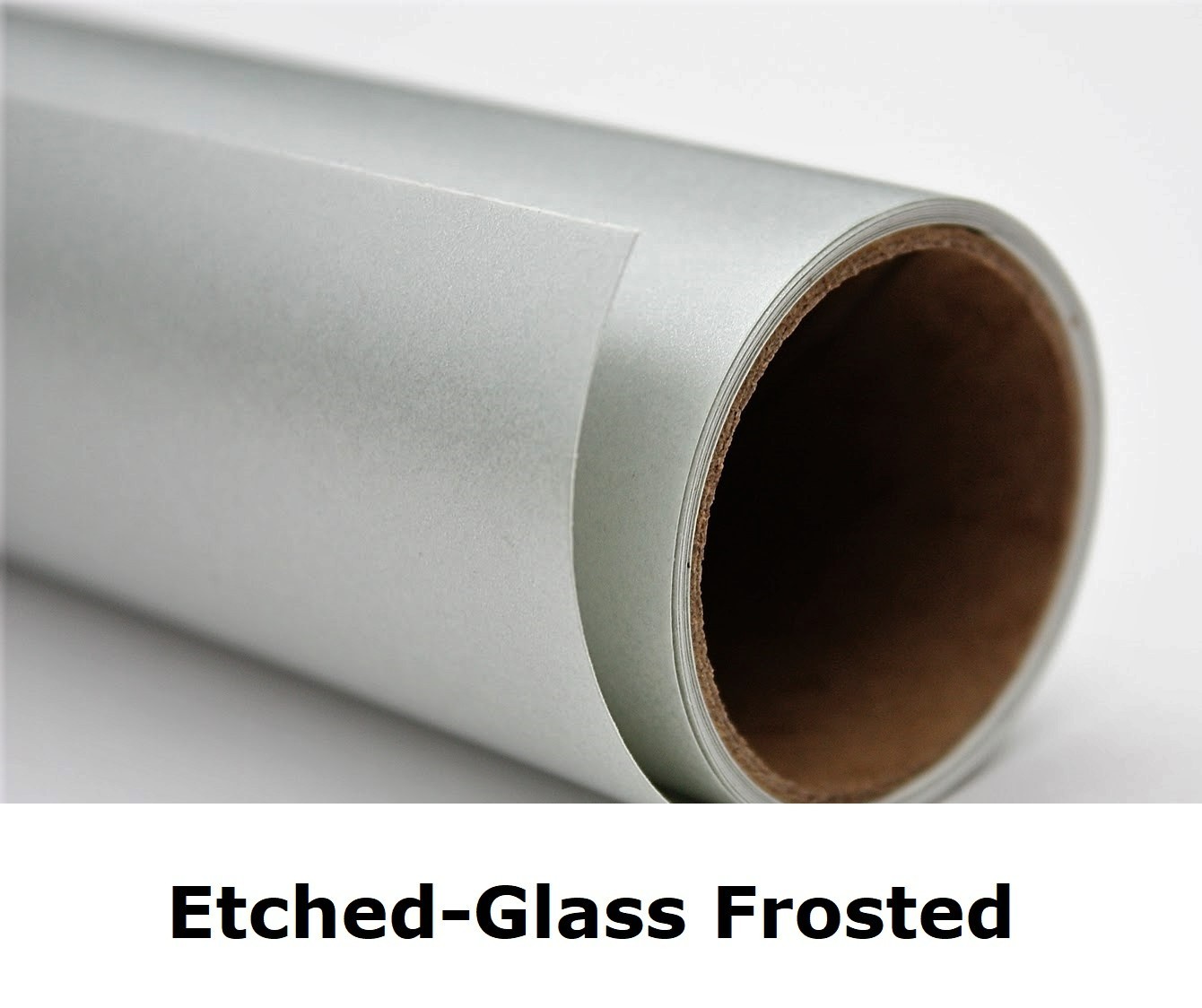 Frosted White Etch-Glass Office Privacy Window Self-Adhesive Vinyl Solvent Latex