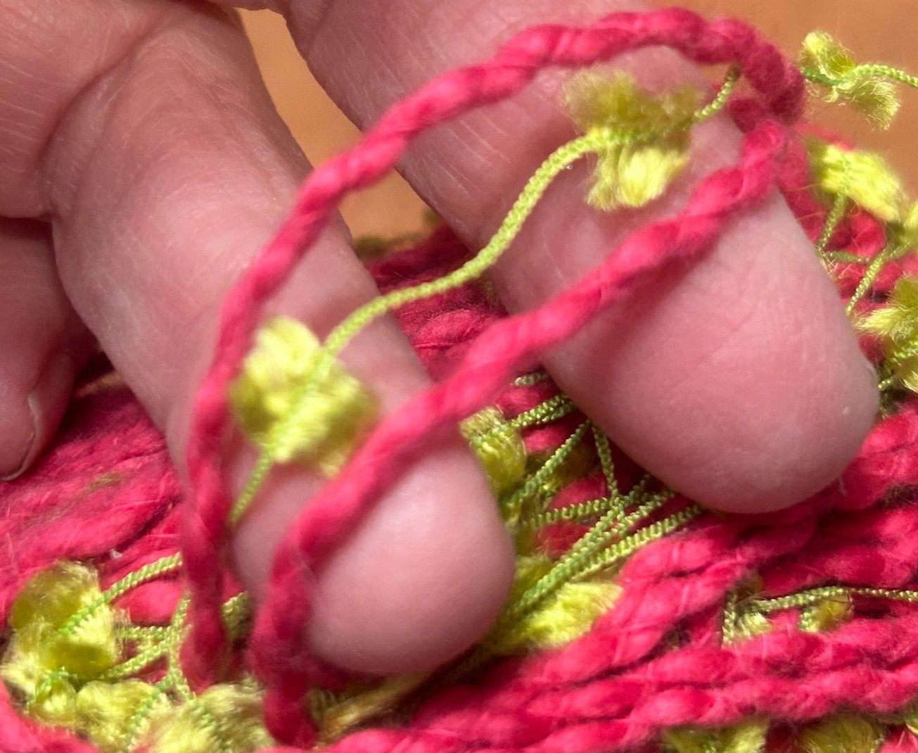 private label cotton poly made in USA 75yds hot pink green
