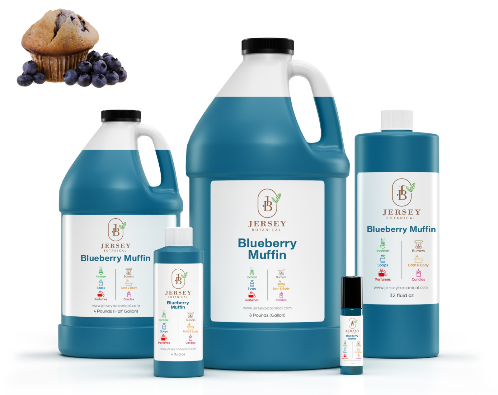 Blueberry Muffin Fragrance Oil For Candle, Body Soap Making Incense 100% Pure