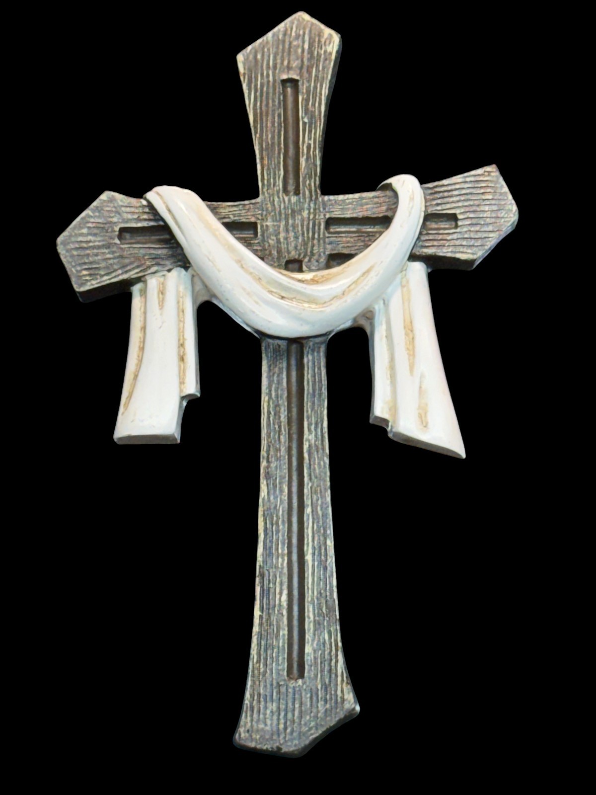Cross With Draping Silicone Mold For Resin
