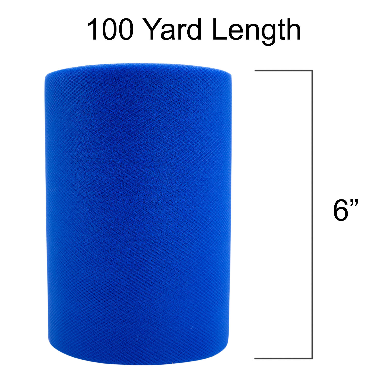 Tulle Fabric Roll | 6″x100 Yards | Polyester | Wedding, Party, Decorations, Tutu