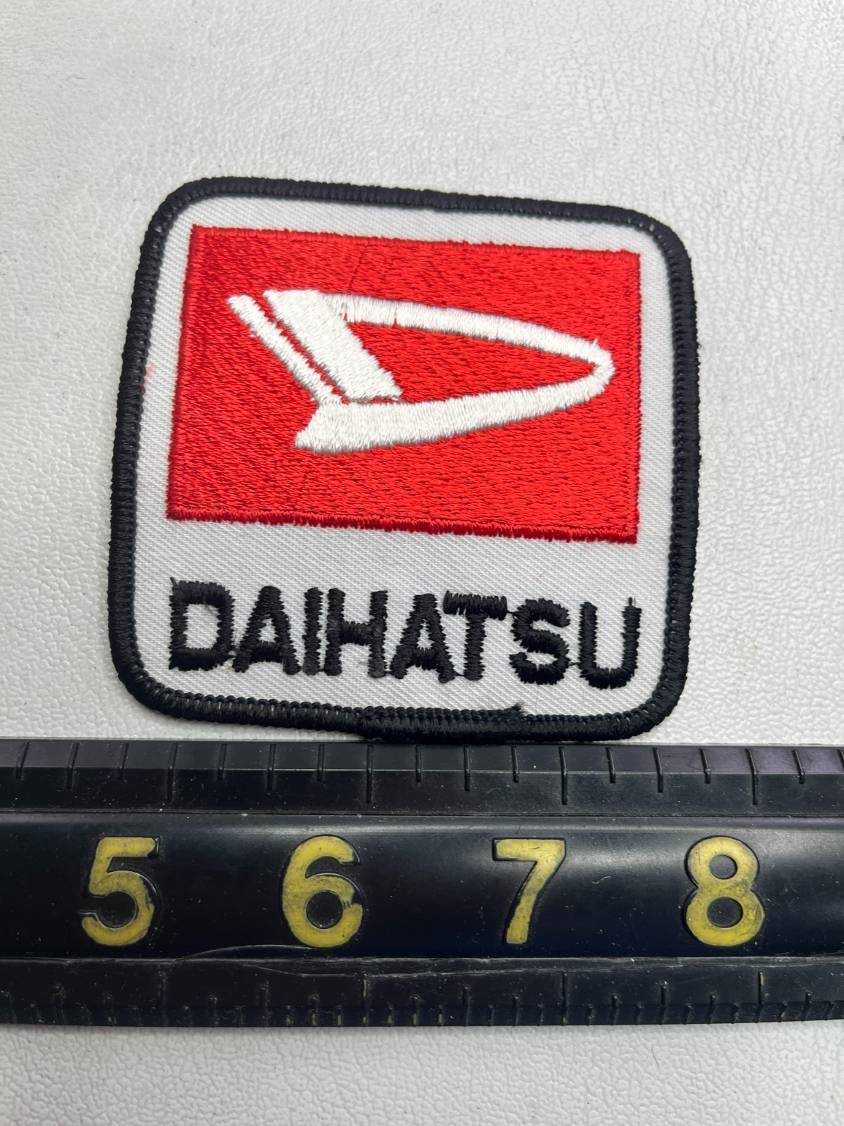 Vintage Japan Car Auto DAIHATSU Embroidered Patch M036