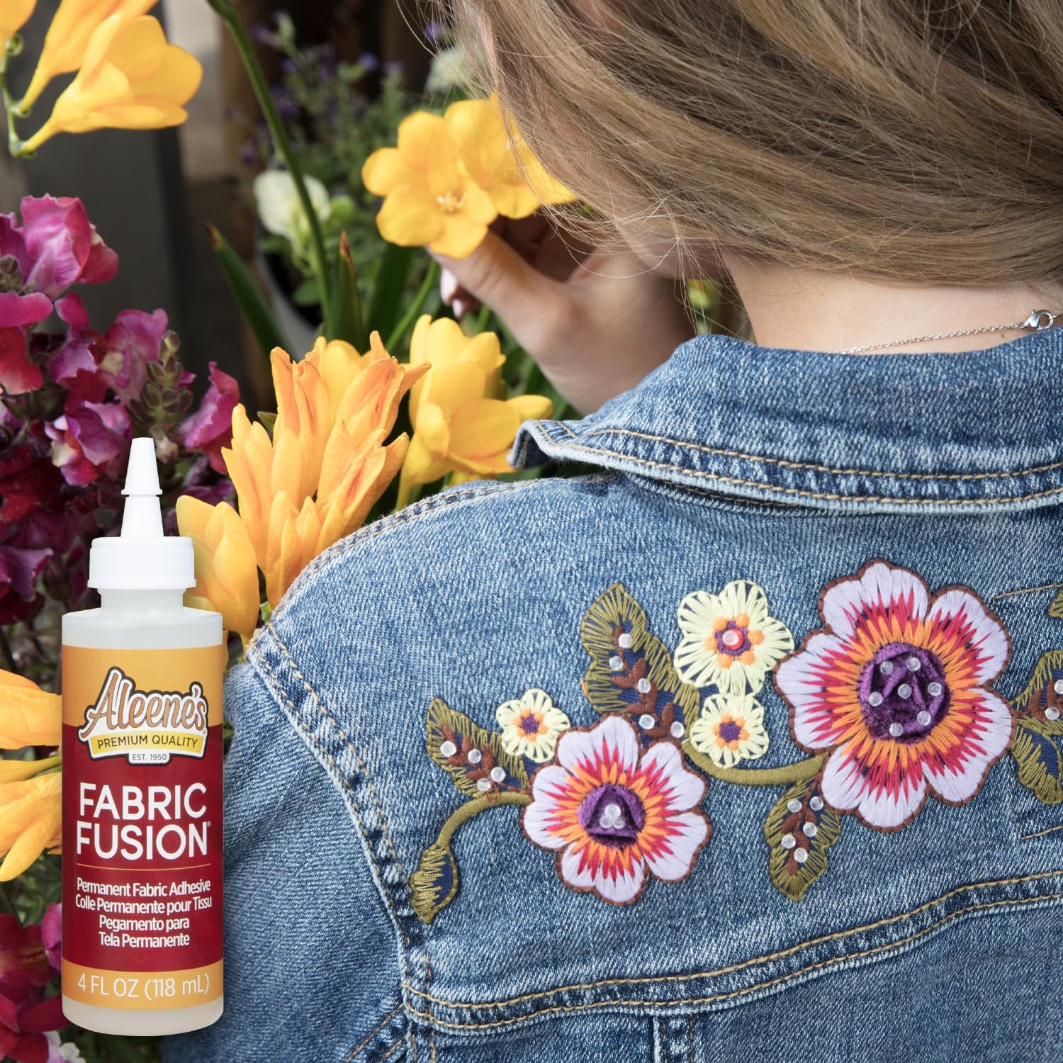 Aleene’S Fabric Fusion Permanent Adhesive 4 Fl. Oz. Washable Fabric Glue for Clo