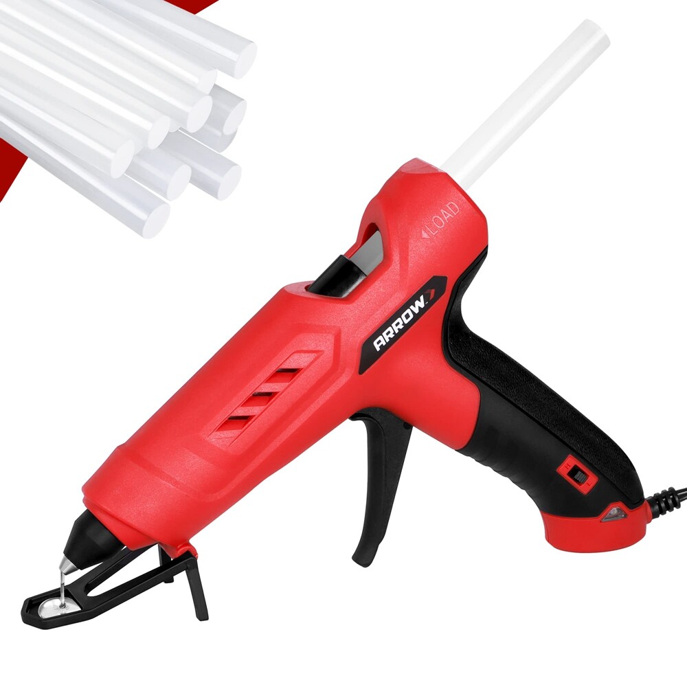 Arrow Heavy Duty Hot Glue Gun Kits w/12PC Glue Gun Sticks High/Low Temp Glue Gun
